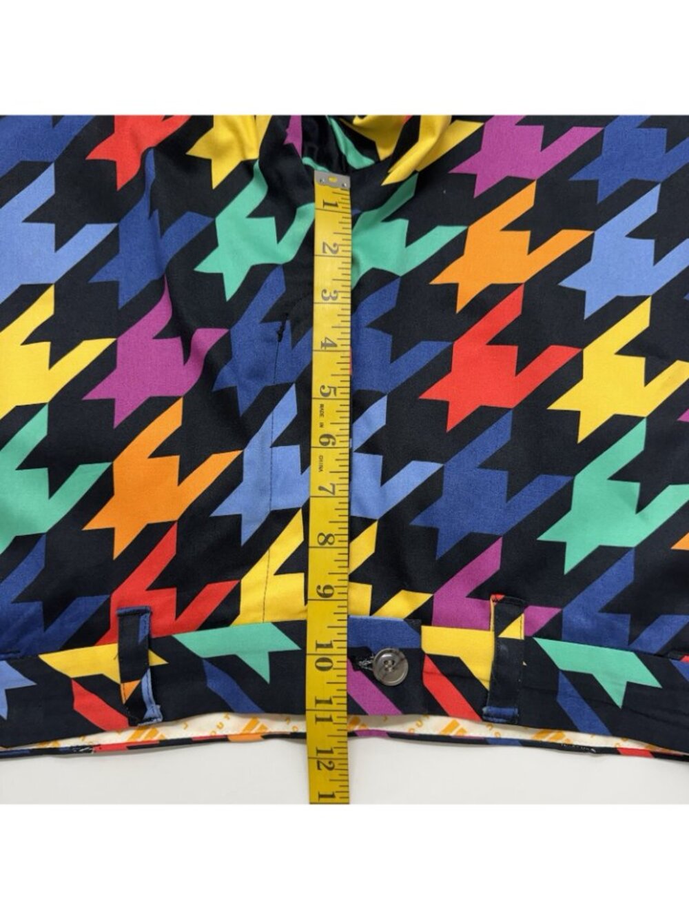 Loudmouth Razzle Dazzle Mens Golf Pants 36 X 29.5 Colorful Herringbone Print - Picture 12 of 14